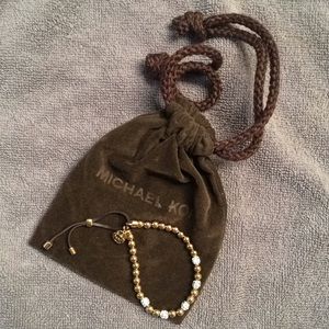 Gold plated Michael Kors Slider Bracelet